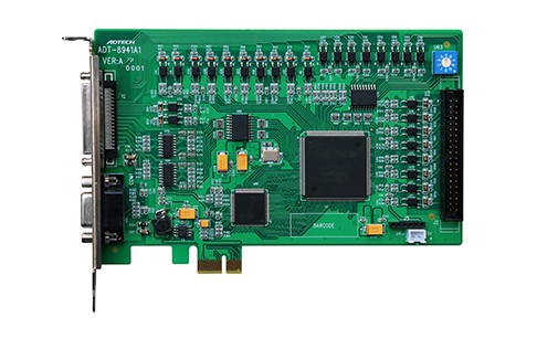 ADT-8941A1基于PCI-E总线高性能4轴运动卡